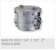 1¼", 1½", 2" — Pmax 6 bar