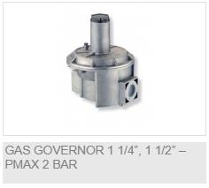 1¼", 1½" — Pmax 2 bar