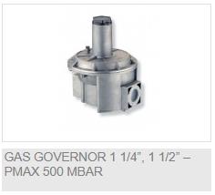 1¼", 1½" — Pmax 500mbar
