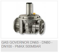 DN65, DN80, DN100 — Pmax 500mbar