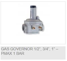 1/2", 3/4", 1" — Pmax 1 bar