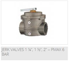 1¼", 1½", 2" — Pmax 6 bar