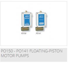 PO150 - PO141 Floating-piston motor pumps