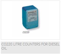 CO220 Litre counters for diesel oil