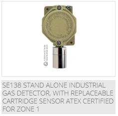 SE138 Stand Alone Industrial Gas Detector, ATEX certified Zone 1