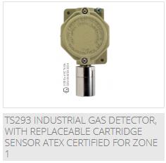 TS293 Industrial Gas Detector, ATEX certified Zone 1