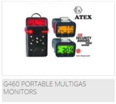 G460 Portable Multigas Monitors